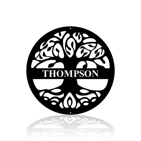 Tree Of Life w/ Name-advanced-metal-art.myshopify.com