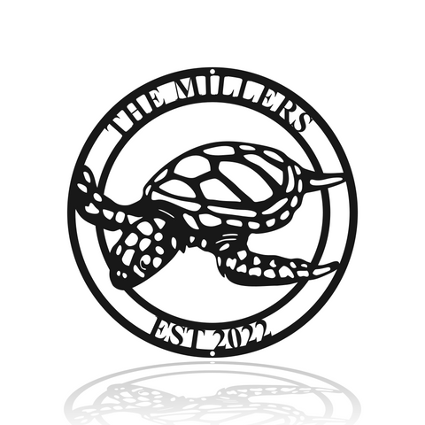 Sea Turtle Monogram