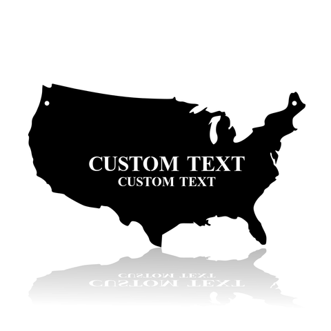 USA Map Outline w/ Text-advanced-metal-art.myshopify.com