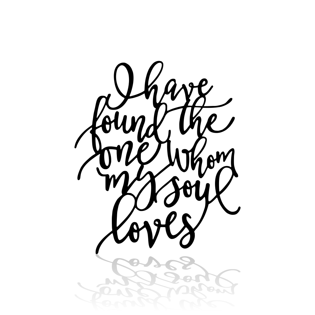 I Have Found The One Whom My Soul Loves-advanced-metal-art.myshopify.com