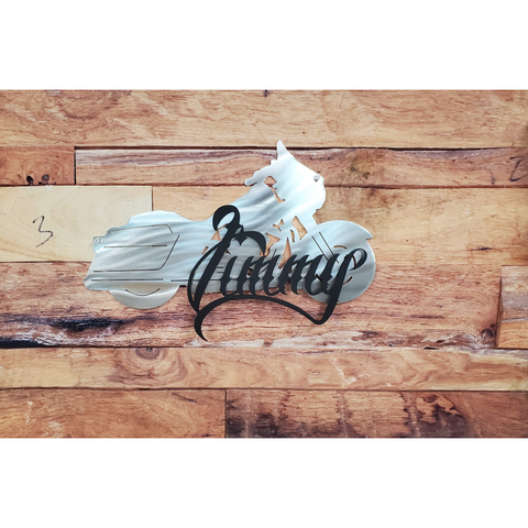 Motorcycle Cutout With Name-advanced-metal-art.myshopify.com