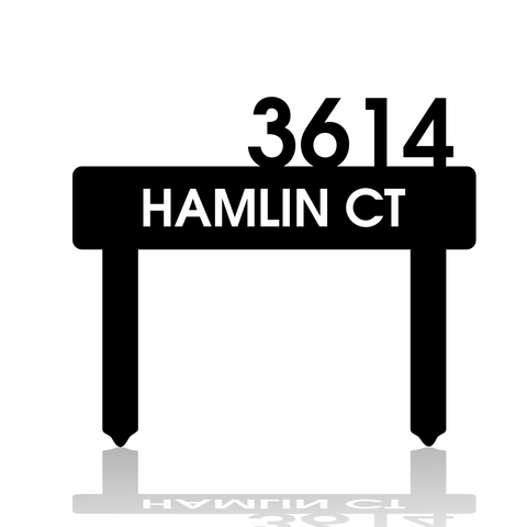 Address Yard Stake-advanced-metal-art.myshopify.com